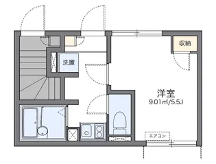 レオネクストシエロ長崎【1階】の間取り