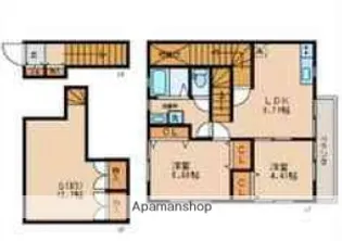 弄月館【2階】の間取り