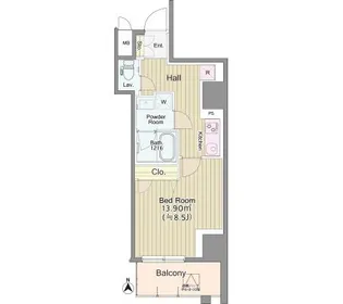 アウローラ【9階】の間取り