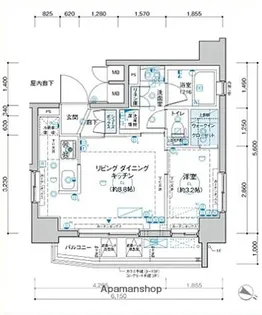 リヴァプール東池袋【2階】の間取り