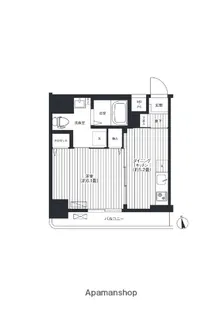 リーノ新宿若松町【4階】の間取り