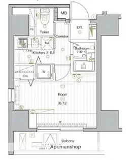 SYNEX HON−KOMAGOME【12階】の間取り