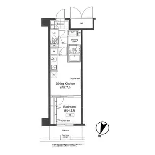 グランハイツ高田馬場【6階】の間取り