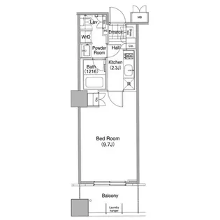 コンフォリア東池袋WEST【4階】の間取り