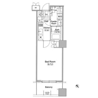 コンフォリア東池袋WEST【8階】の間取り