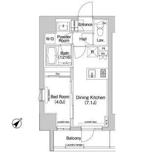 コンフォリア東池袋EAST【7階】の間取り