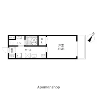 ノベル高台【1階】の間取り