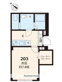 本駒込ウエスト【2階】の間取り