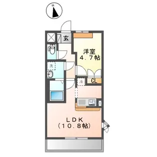 シダーパルク白幡【1階】の間取り