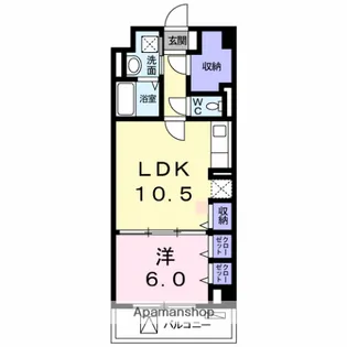 カーサブライド・DDS【2階】の間取り