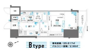ZOOM駒込【7階】の間取り