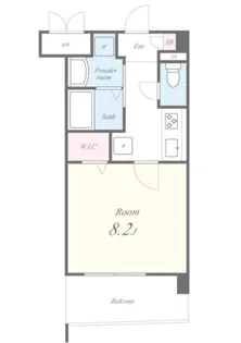 コンドミニオ けやき【3階】の間取り