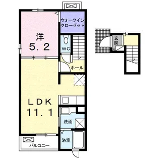 ラフレシール【2階】の間取り