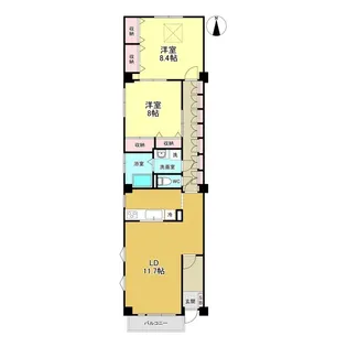 グレース目白【101号室】の間取り