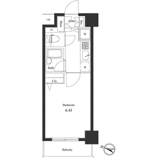 ヴェルト西巣鴨【13階】の間取り