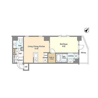 ウィルテラス滝野川【3階】の間取り