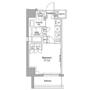 ザ・パークハビオ駒込【3階】の間取り