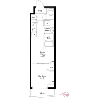 AZEST 志村三丁目Ⅱ【1階】の間取り