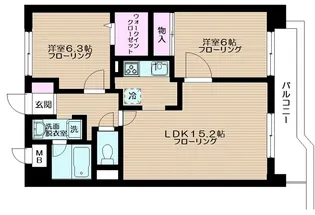 クレスト王子I【10階】の間取り