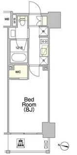 ジオエント赤羽【6階】の間取り