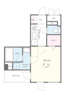コスモス江古田【2階】の間取り