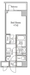 レジディア板橋【4階】の間取り
