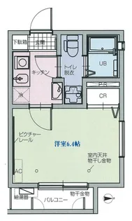 ルクール氷川台【201号室号室】の間取り