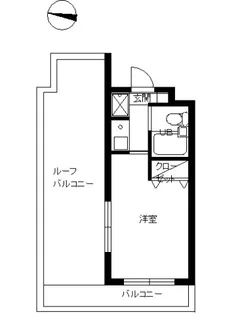 スカイコート高田馬場【308号室号室】の間取り