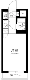 東京都北区中里3丁目【マンション】の間取り