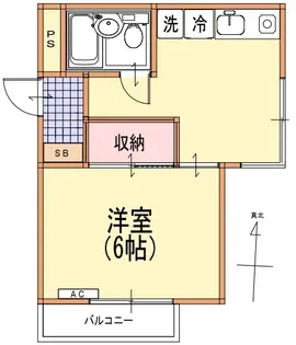 コーポラスモリノ【3階】の間取り