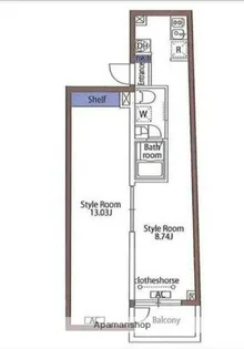 ラフォート巣鴨【1階】の間取り