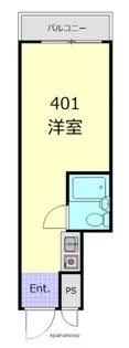 扶桑ハイツ四谷【4階】の間取り