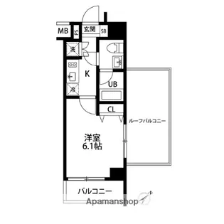 ルクレ高野台レジデンス【10階】の間取り