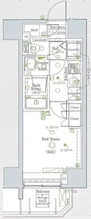 グラントゥルース巣鴨【2階】の間取り