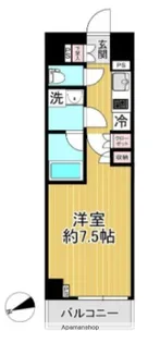 ルーブル板橋東新町壱番館【5階】の間取り