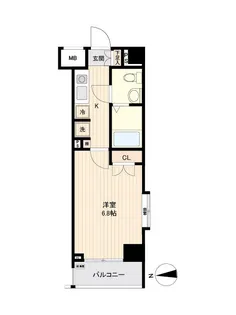 オーキッドレジデンス大泉学園【6階】の間取り