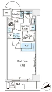アジールコート山手動坂【6階】の間取り