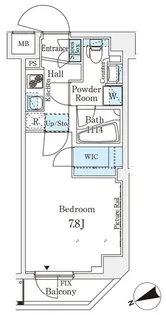 アジールコート山手動坂【6階】の間取り