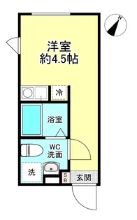 BOASORTE日ノ出町【4階】の間取り