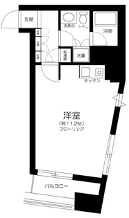東京都文京区千駄木2丁目【マンション】の間取り