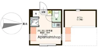 HALELEA【2階】の間取り