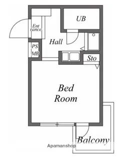 ユーレジデンス高円寺【2階】の間取り