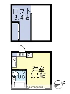 MY PLAN 中野坂上【2階】の間取り