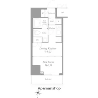 AIFLAT文京本駒込【4階】の間取り