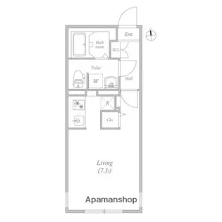 GRAN PASEO茗荷谷【4階】の間取り