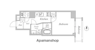 クオリタス東十条【2階】の間取り