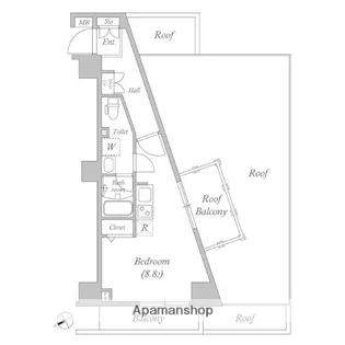 GENOVIA西高島平SKYGARDEN【6階】の間取り