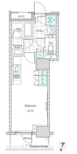 ザ・パークワンズ神田【5階】の間取り