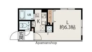 MODULOR氷川台【4階】の間取り
