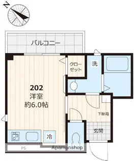 サンセベリア【2階】の間取り